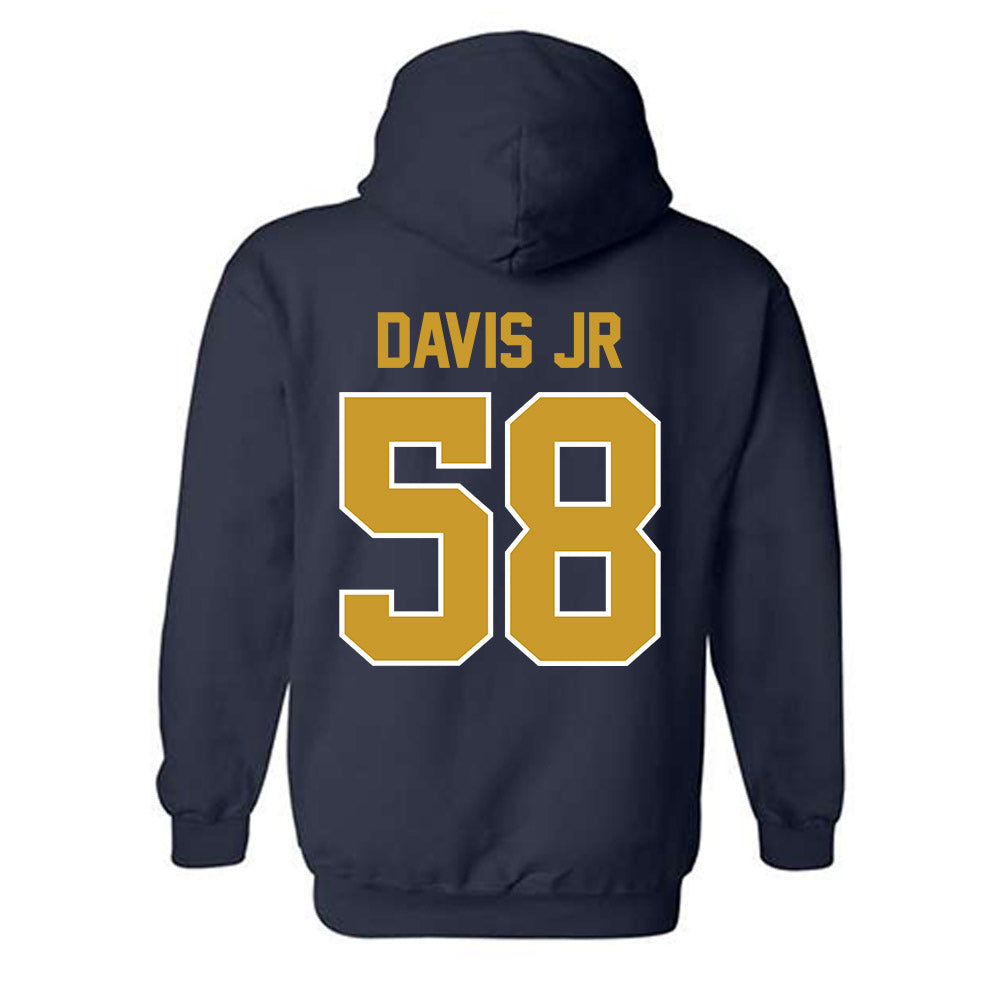Notre Dame - NCAA Football : Thomas Davis Jr - Classic Shersey Hooded Sweatshirt-1