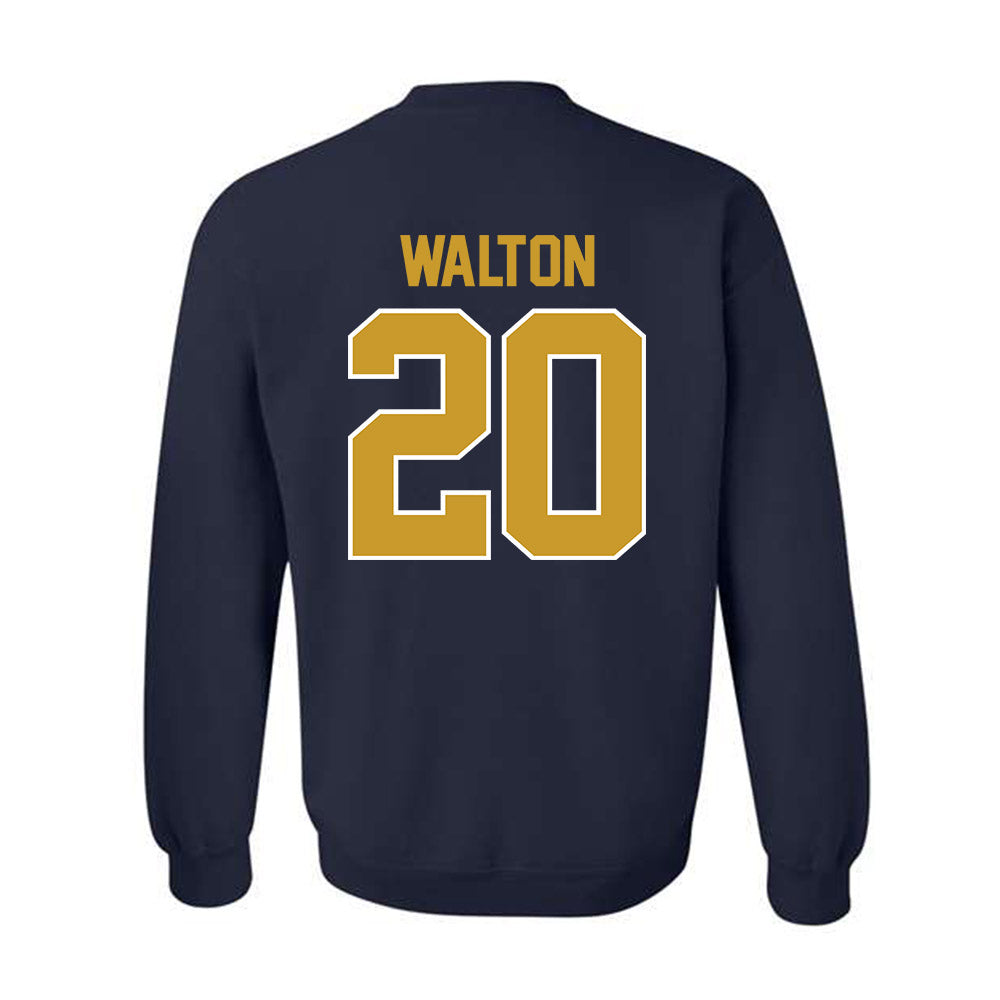 Notre Dame - NCAA Football : Jonaz Walton - Classic Shersey Crewneck Sweatshirt-1