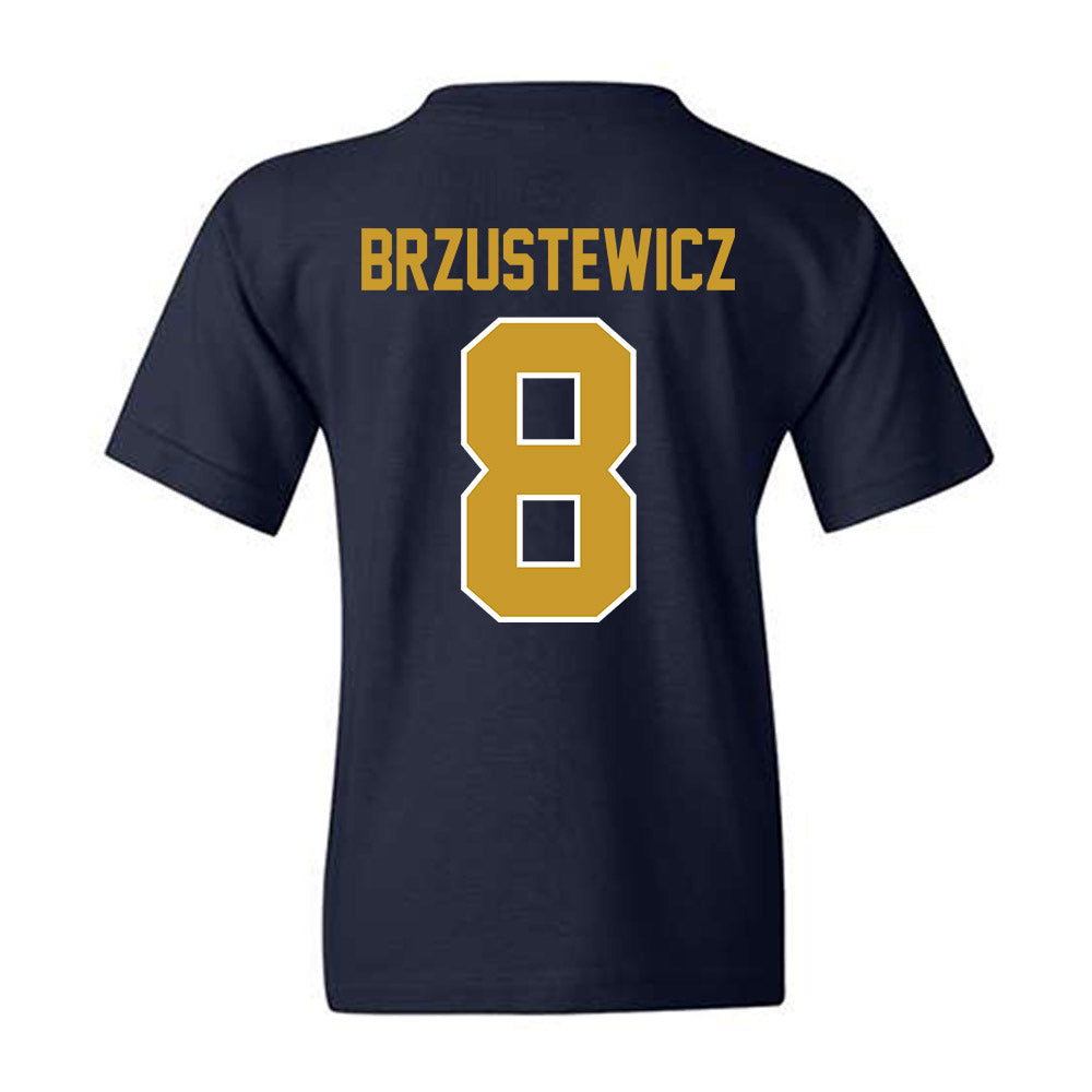 Notre Dame - NCAA Baseball : Hudson Brzustewicz - Classic Shersey Youth T-Shirt-1
