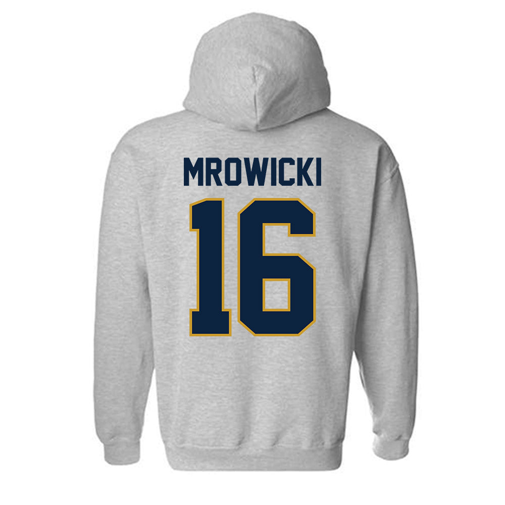 Notre Dame - NCAA Women's Soccer : Meghan Mrowicki - Classic Shersey Hooded Sweatshirt-3