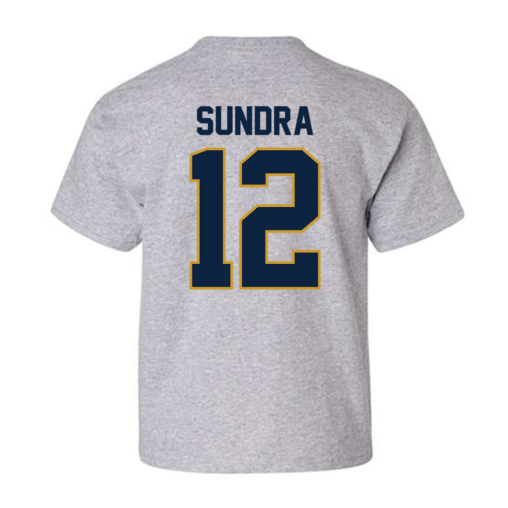 Notre Dame - NCAA Men's Basketball : Garrett Sundra - Classic Shersey Youth T-Shirt-1