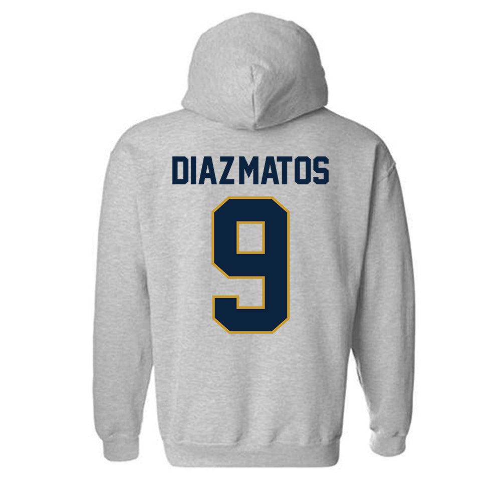 Notre Dame - NCAA Men's Lacrosse : Aidan Diaz-Matos - Classic Shersey Hooded Sweatshirt-3