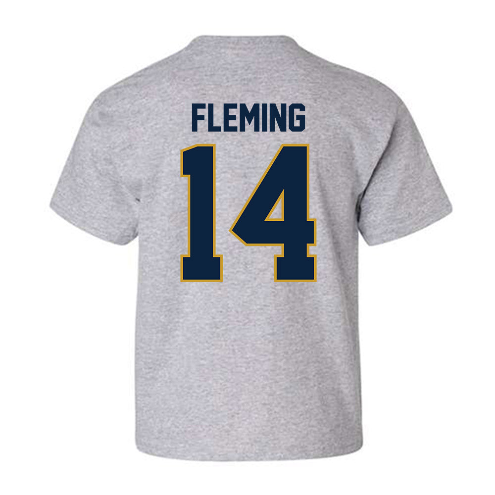 Notre Dame - NCAA Men's Ice Hockey : Maddox Fleming - Classic Shersey Youth T-Shirt-1