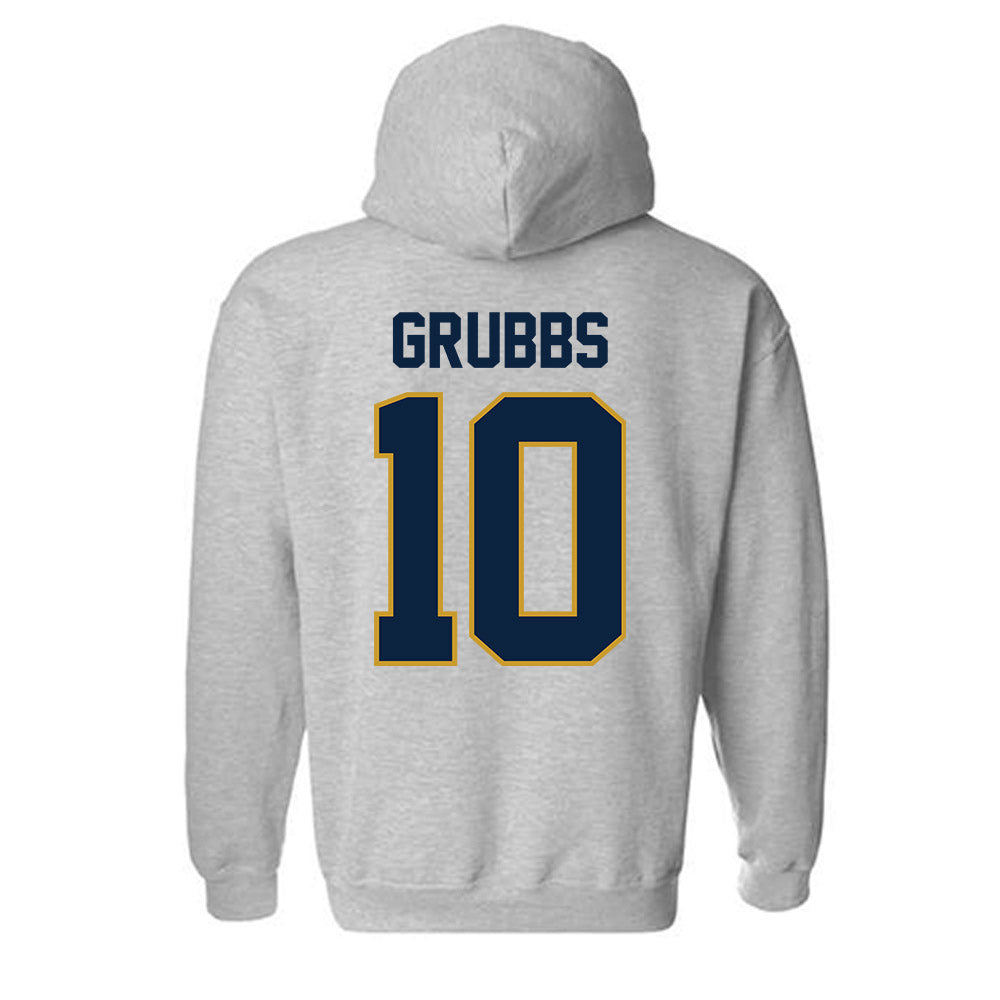 Notre Dame - NCAA Football : Noah Grubbs - Classic Shersey Hooded Sweatshirt-3
