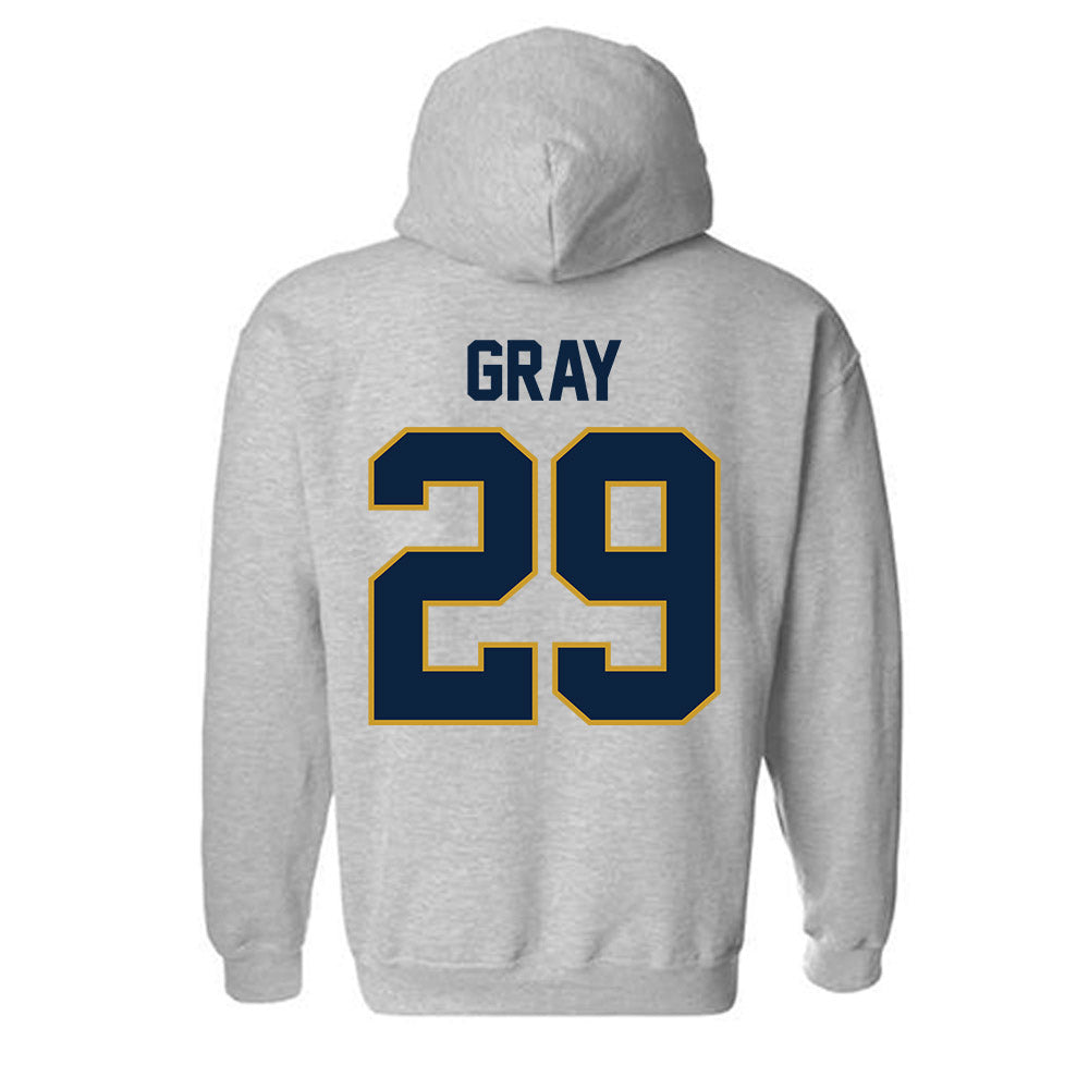 Notre Dame - NCAA Football : Christian Gray - Classic Shersey Hooded Sweatshirt-3