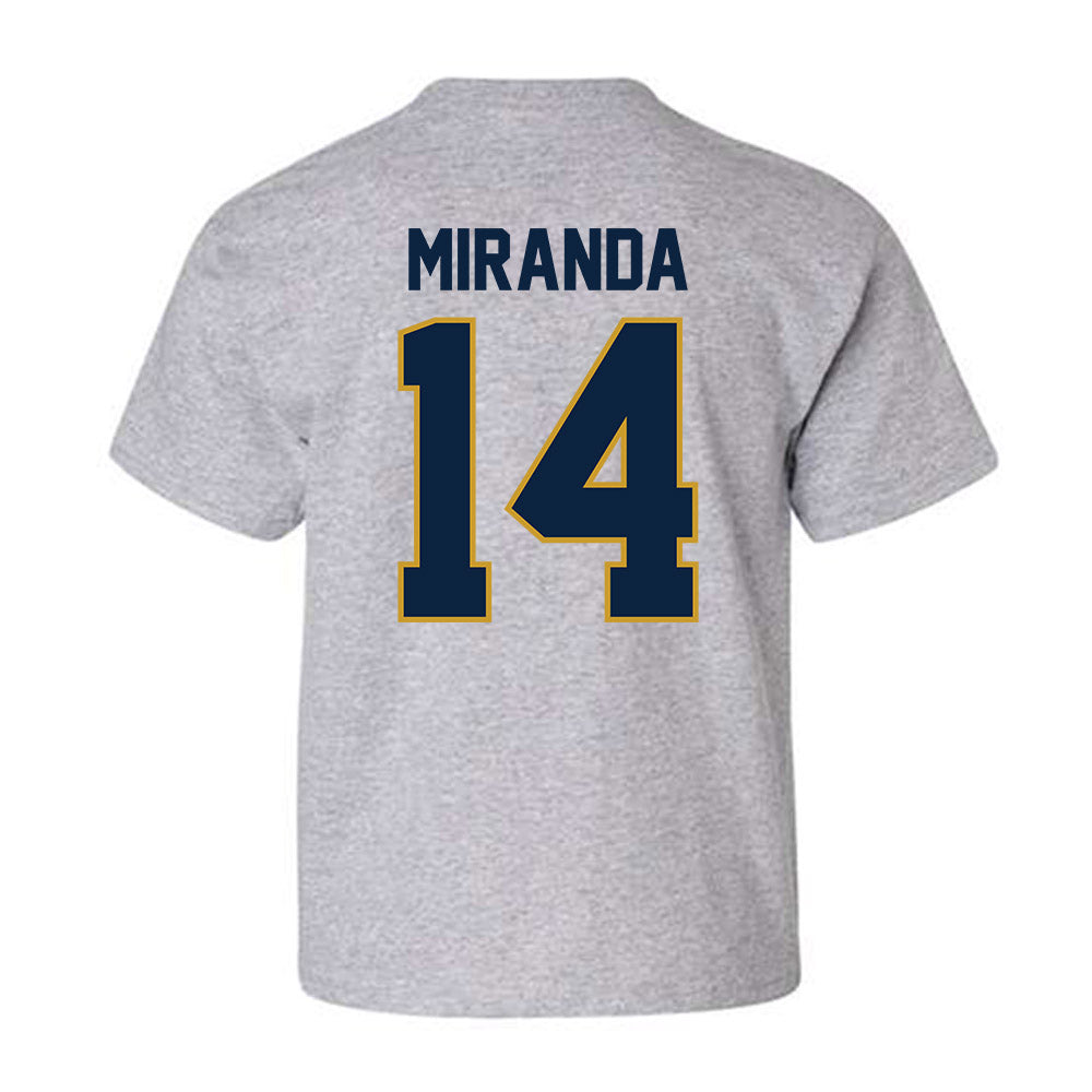 Notre Dame - NCAA Baseball : Shane Miranda - Classic Shersey Youth T-Shirt-1