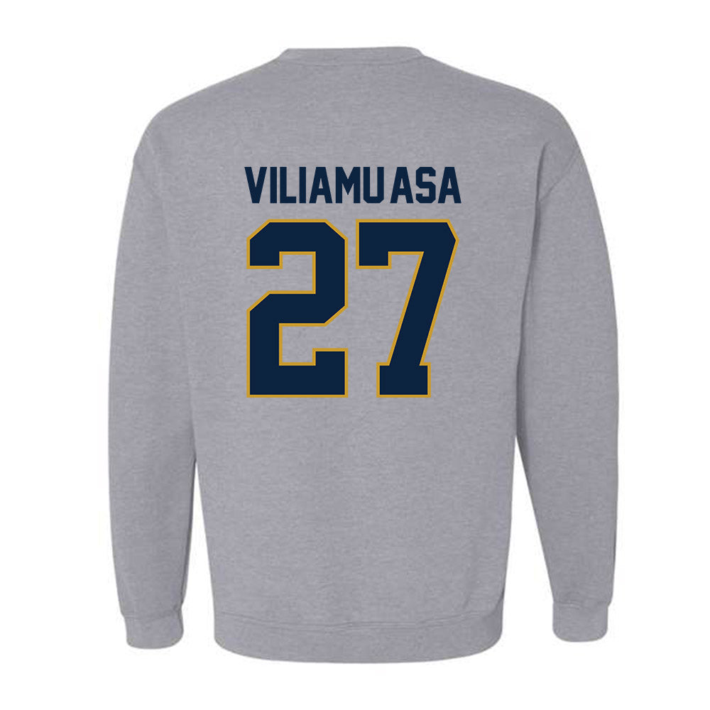Notre Dame - NCAA Football : Kyngstonn Viliamu-Asa - Classic Shersey Crewneck Sweatshirt-1