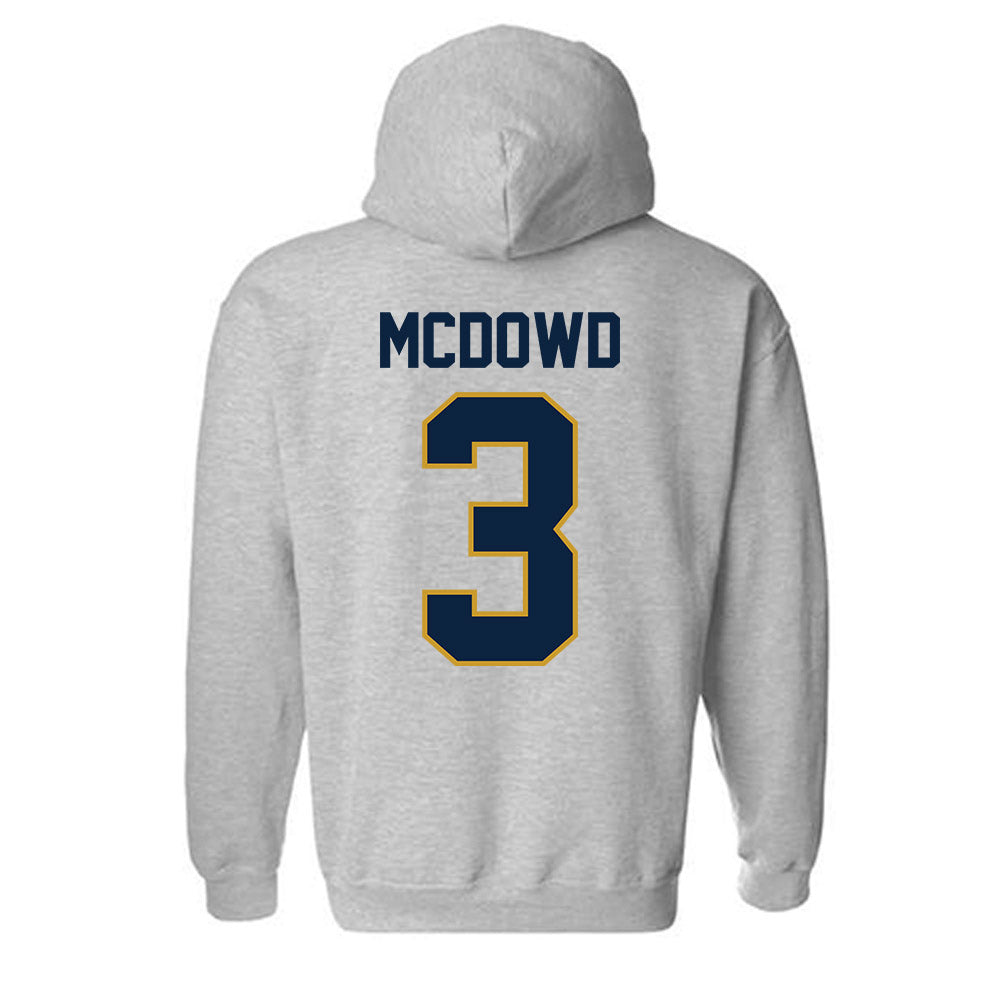 Notre Dame - NCAA Men's Soccer : Sean McDowd - Classic Shersey Hooded Sweatshirt-3