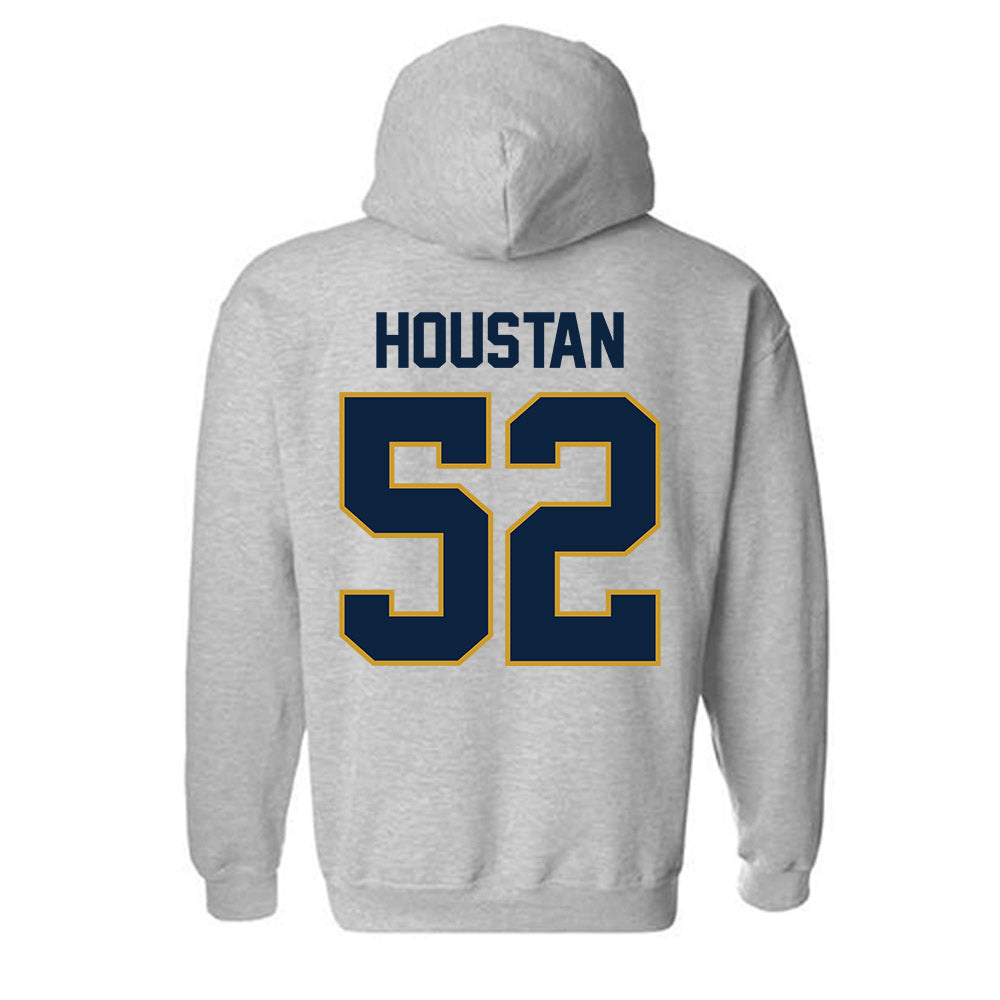 Notre Dame - NCAA Football : Devan Houstan - Classic Shersey Hooded Sweatshirt-3