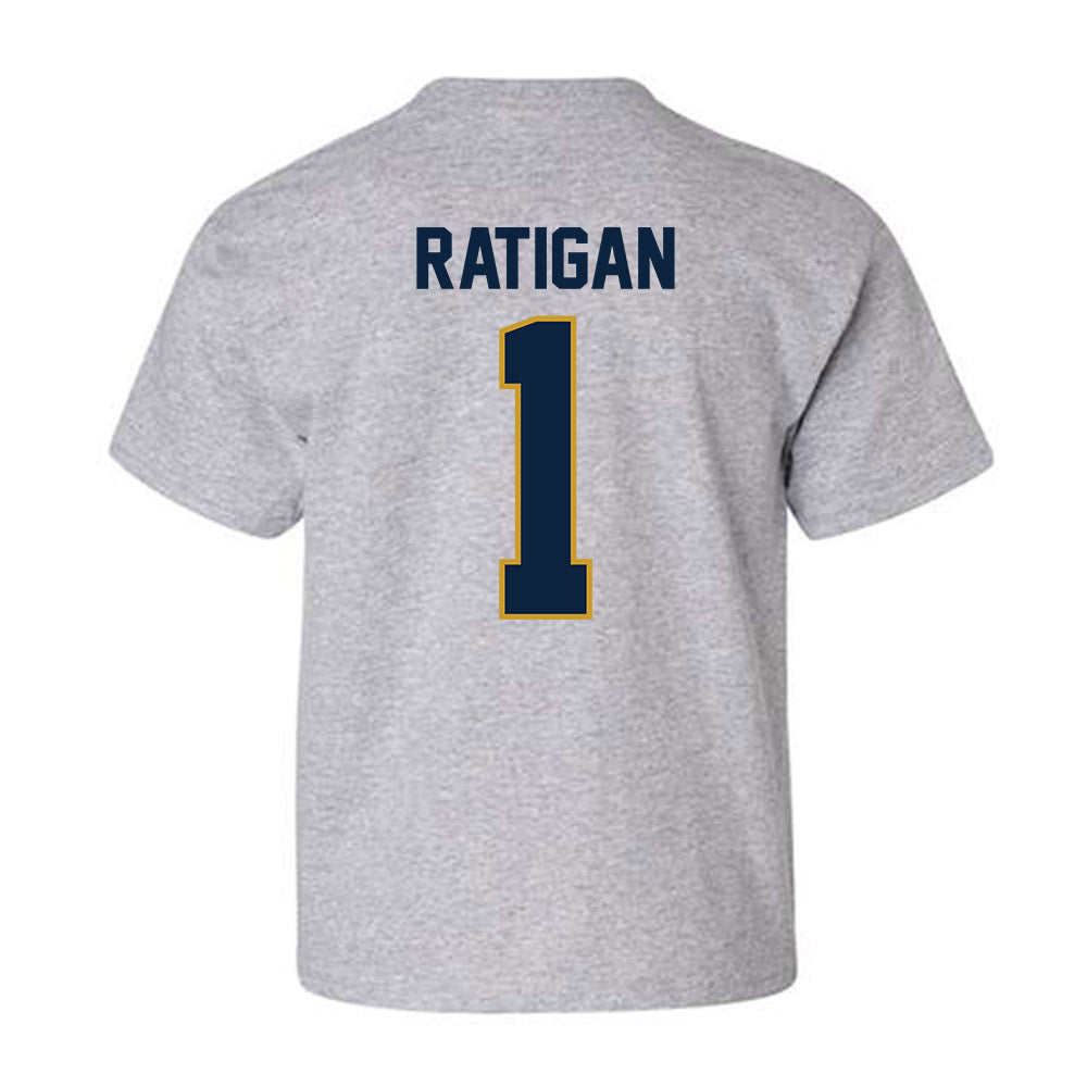 Notre Dame - NCAA Women's Basketball : Kelly Ratigan - Classic Shersey Youth T-Shirt-1