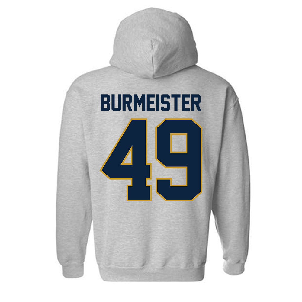 Notre Dame - NCAA Men's Lacrosse : Ben Burmeister - Classic Shersey Hooded Sweatshirt-3