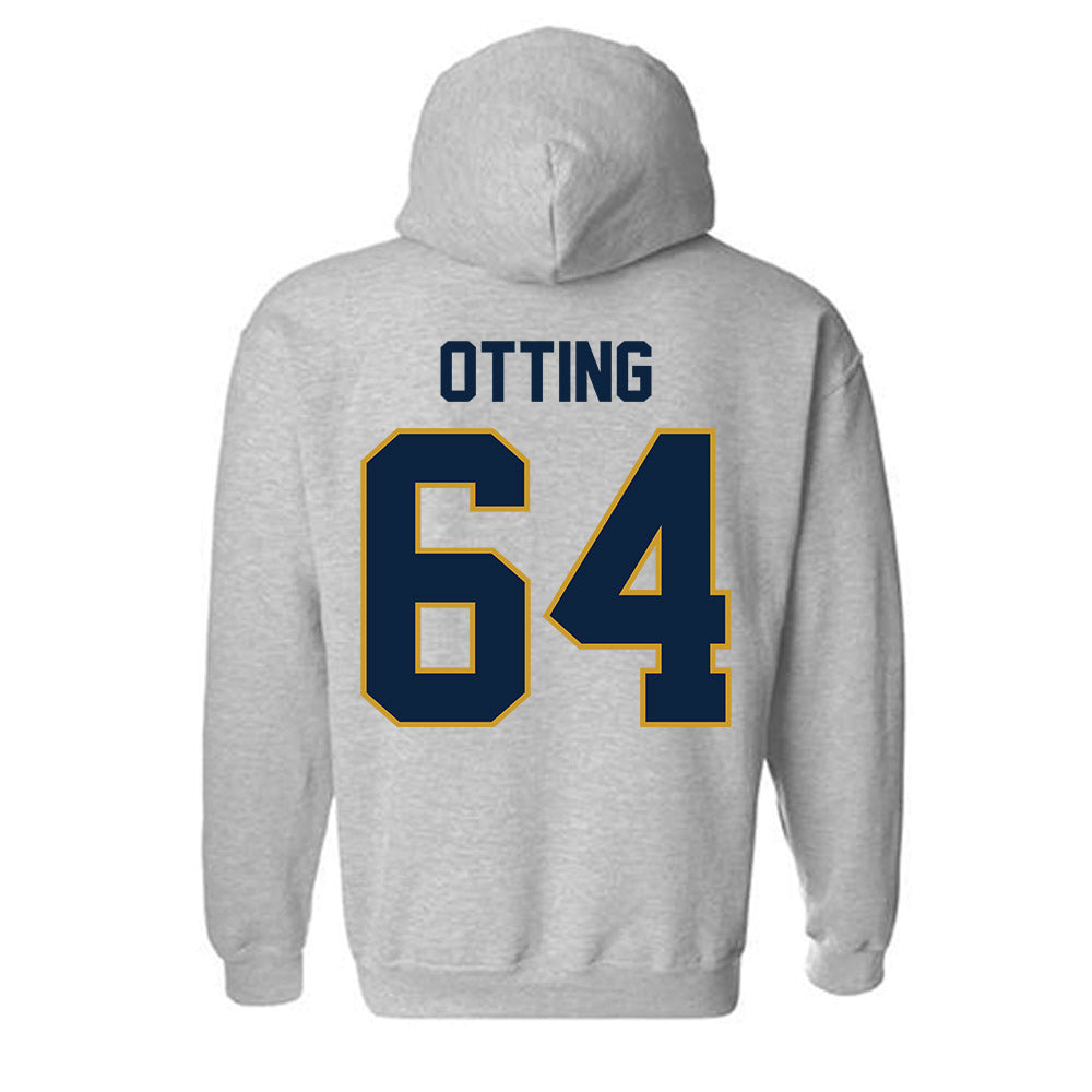 Notre Dame - NCAA Football : Joe Otting - Classic Shersey Hooded Sweatshirt-3