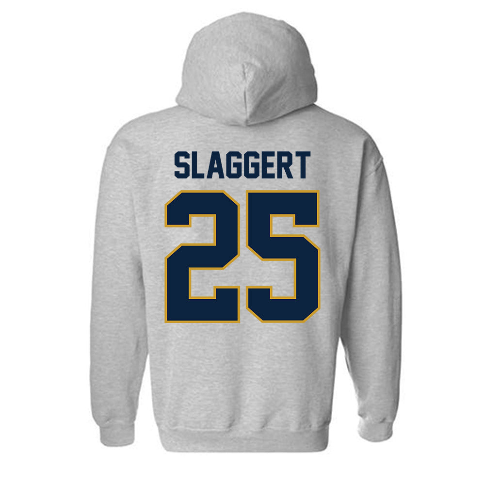 Notre Dame - NCAA Men's Ice Hockey : Carter Slaggert - Classic Shersey Hooded Sweatshirt-1