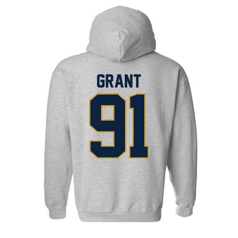 Notre Dame - NCAA Men's Lacrosse : Griffin Grant - Classic Shersey Hooded Sweatshirt-3