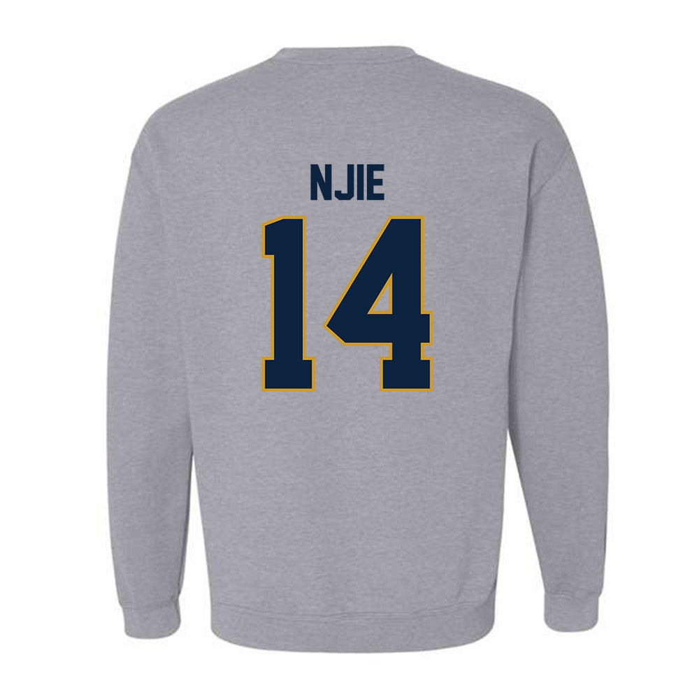 Notre Dame - NCAA Men's Basketball : Kebba Njie - Classic Shersey Crewneck Sweatshirt-1