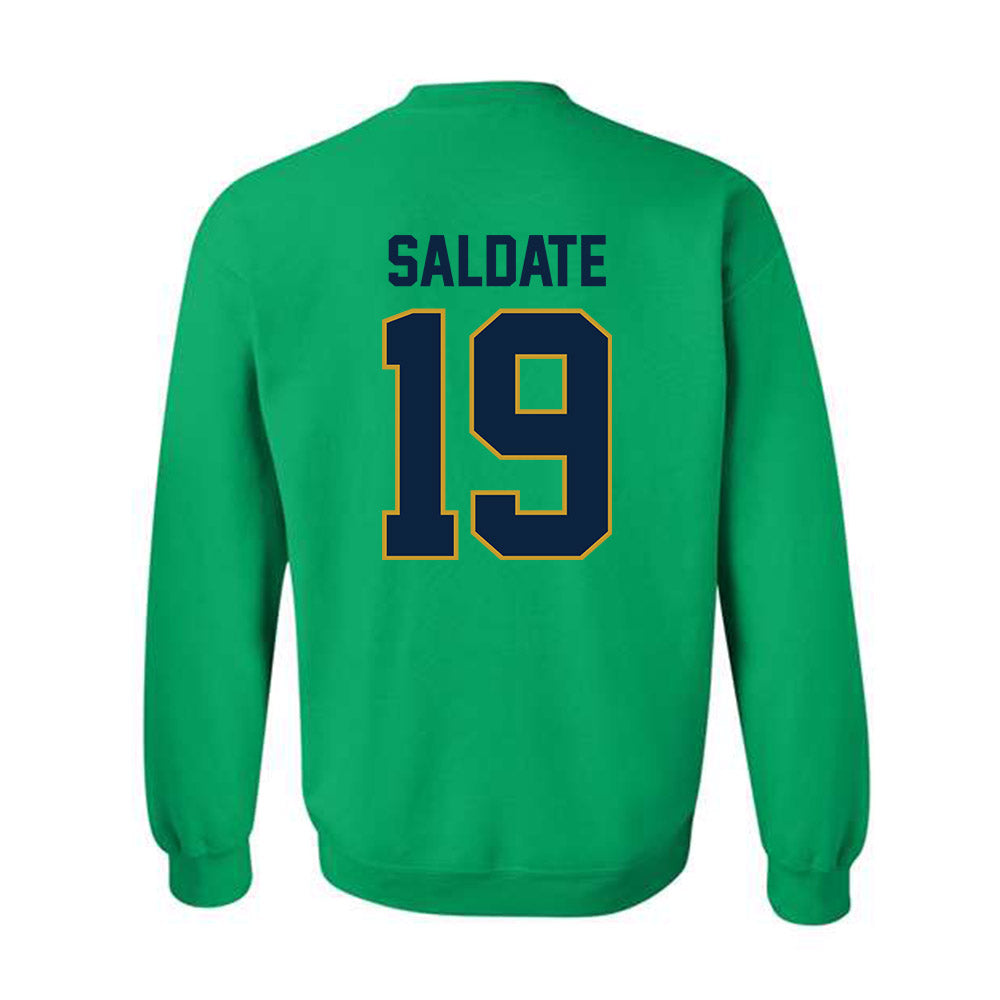 Notre Dame - NCAA Football : Logan Saldate - Classic Shersey Crewneck Sweatshirt-1