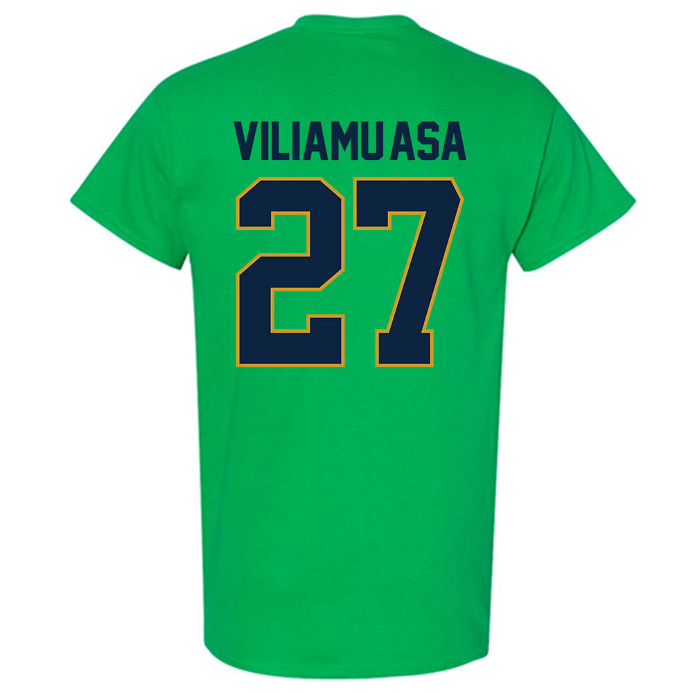 Notre Dame - NCAA Football : Kyngstonn Viliamu-Asa - Classic Shersey T-Shirt-1