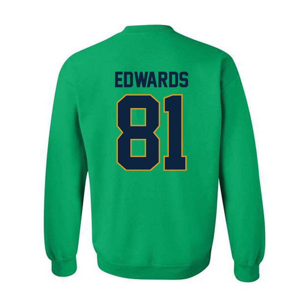 Notre Dame - NCAA Men's Ice Hockey : Beckham Edwards - Classic Shersey Crewneck Sweatshirt-1