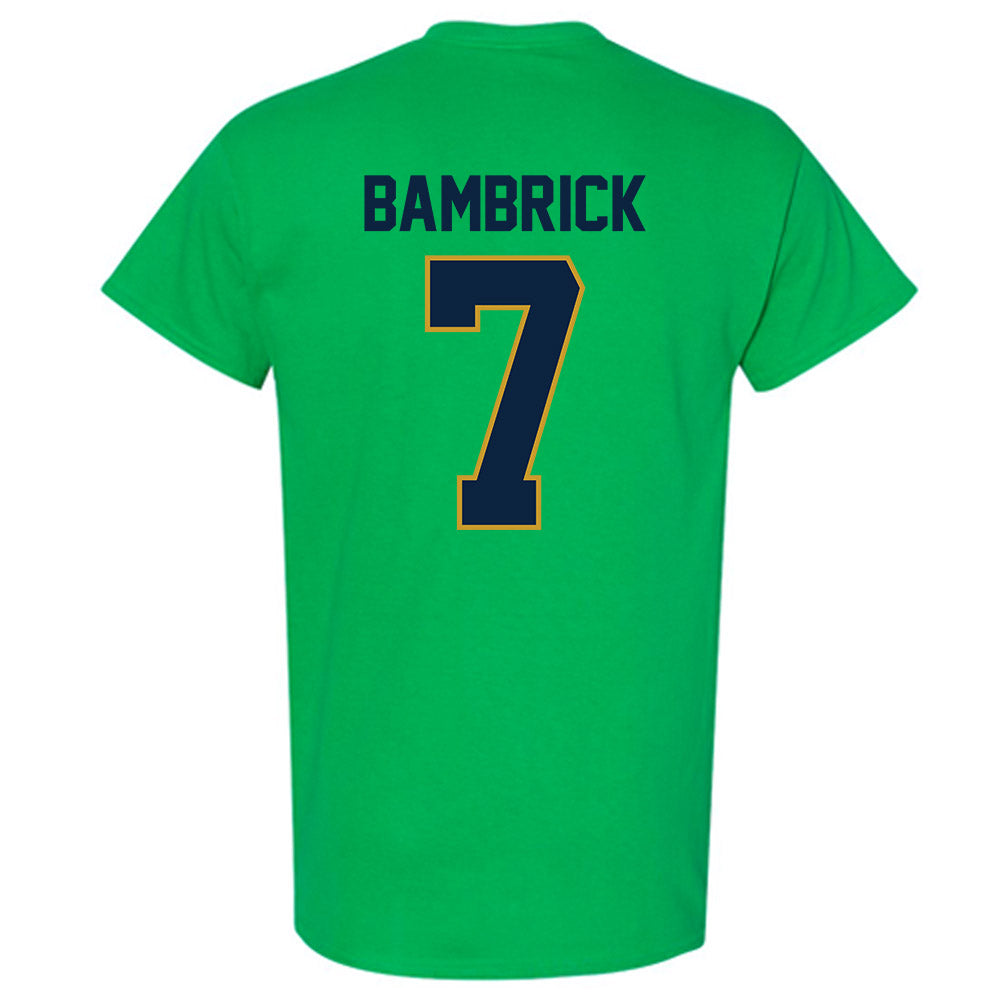 Notre Dame - NCAA Men's Lacrosse : Joey Bambrick - Classic Shersey T-Shirt-1