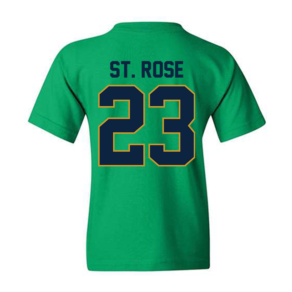 Notre Dame - NCAA Women's Basketball : Madison St. Rose - Classic Shersey Youth T-Shirt-1