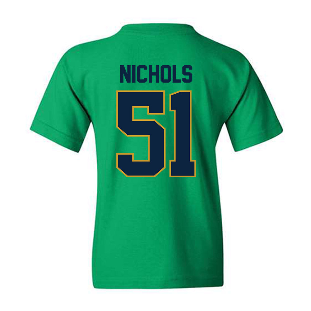 Notre Dame - NCAA Football : Ben Nichols - Classic Shersey Youth T-Shirt-1