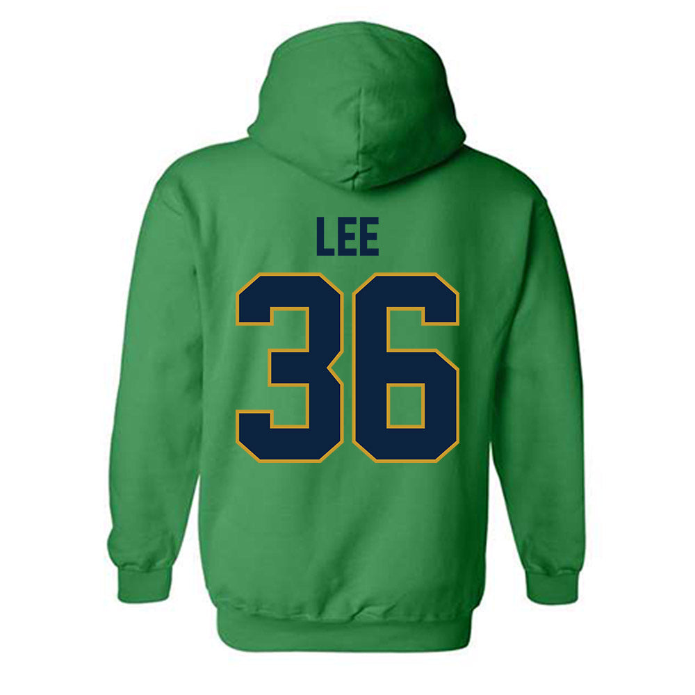 Notre Dame - NCAA Baseball : Oisin Lee - Classic Shersey Hooded Sweatshirt