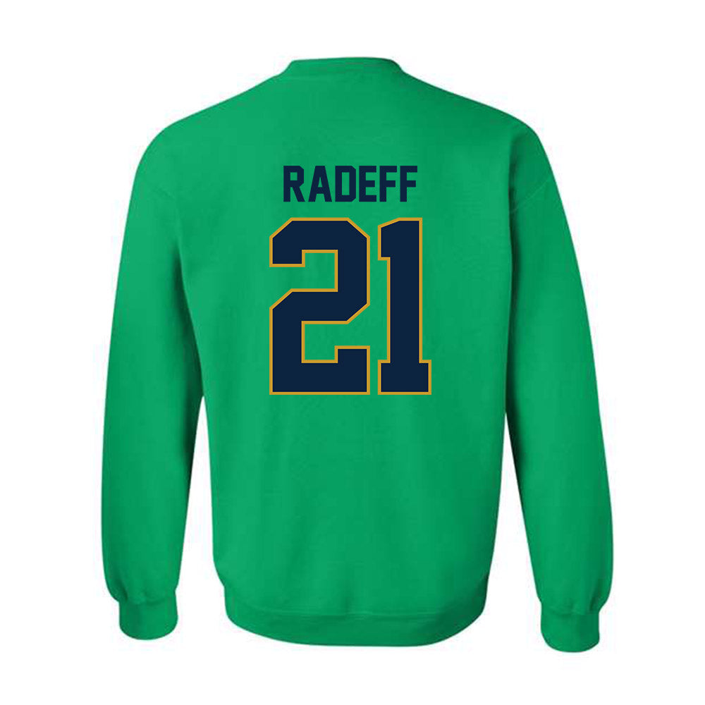 Notre Dame - NCAA Women's Volleyball : Mia Radeff - Classic Shersey Crewneck Sweatshirt-1