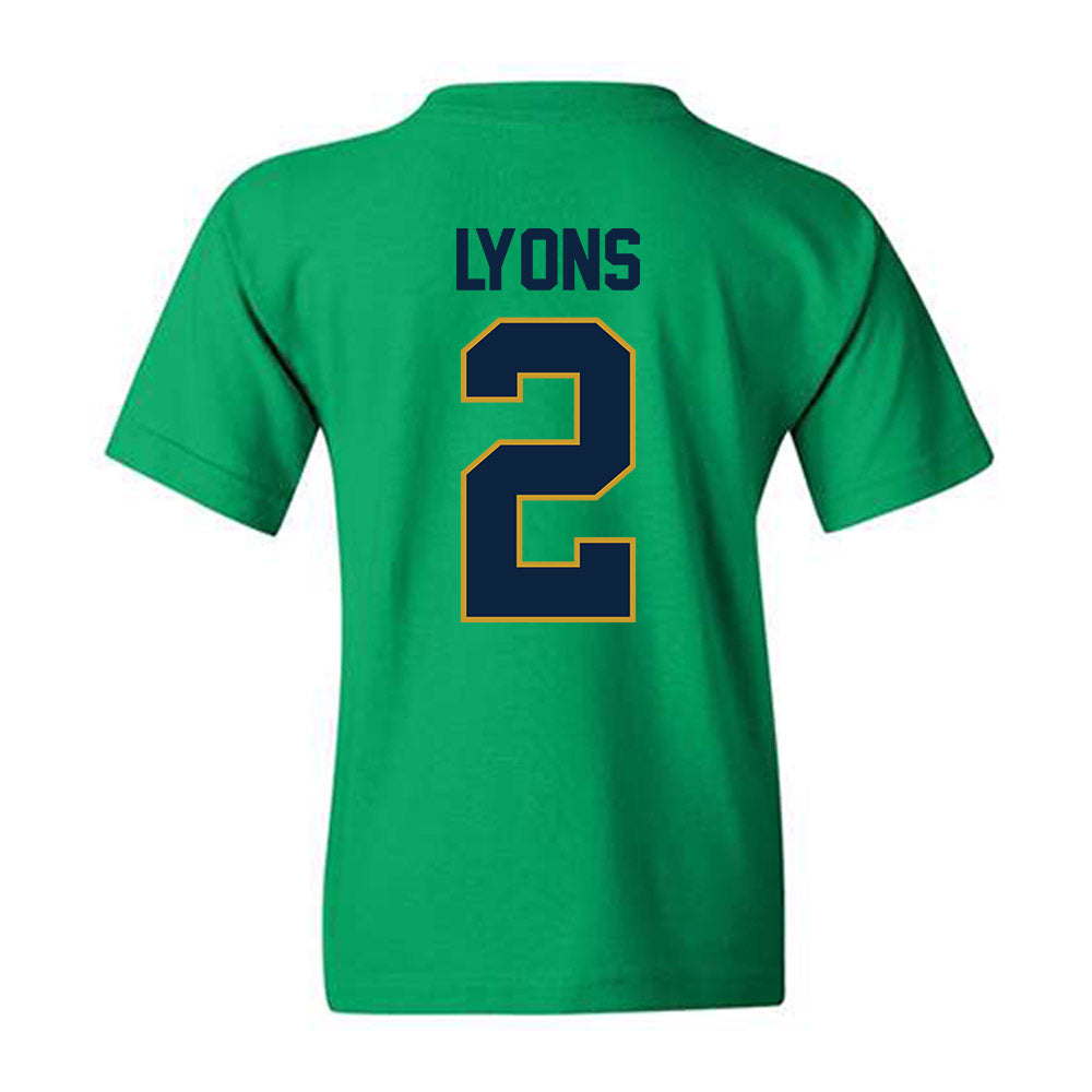 Notre Dame - NCAA Women's Lacrosse : Abigail Lyons - Classic Shersey Youth T-Shirt-1