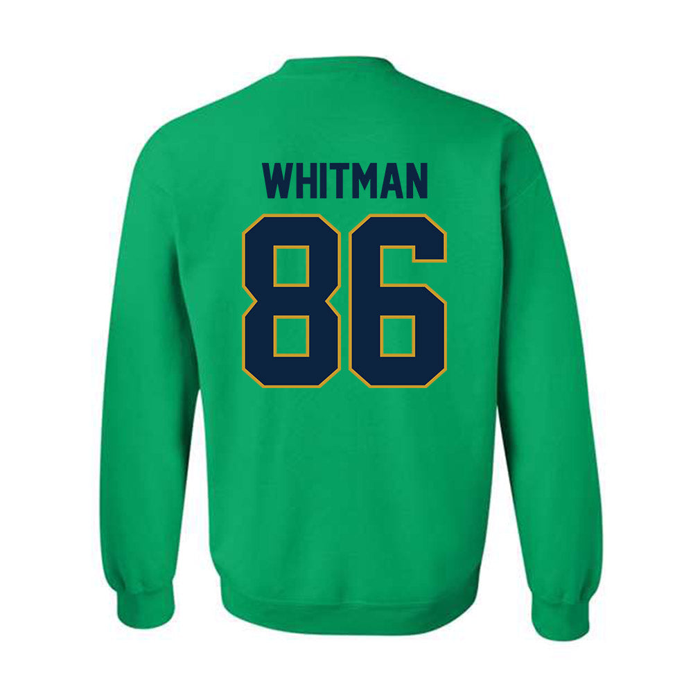 Notre Dame - NCAA Football : Alex Whitman - Classic Shersey Crewneck Sweatshirt-1