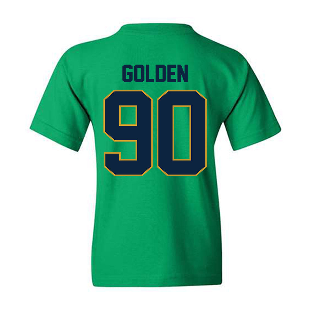 Notre Dame - NCAA Football : Elijah Golden - Classic Shersey Youth T-Shirt-1