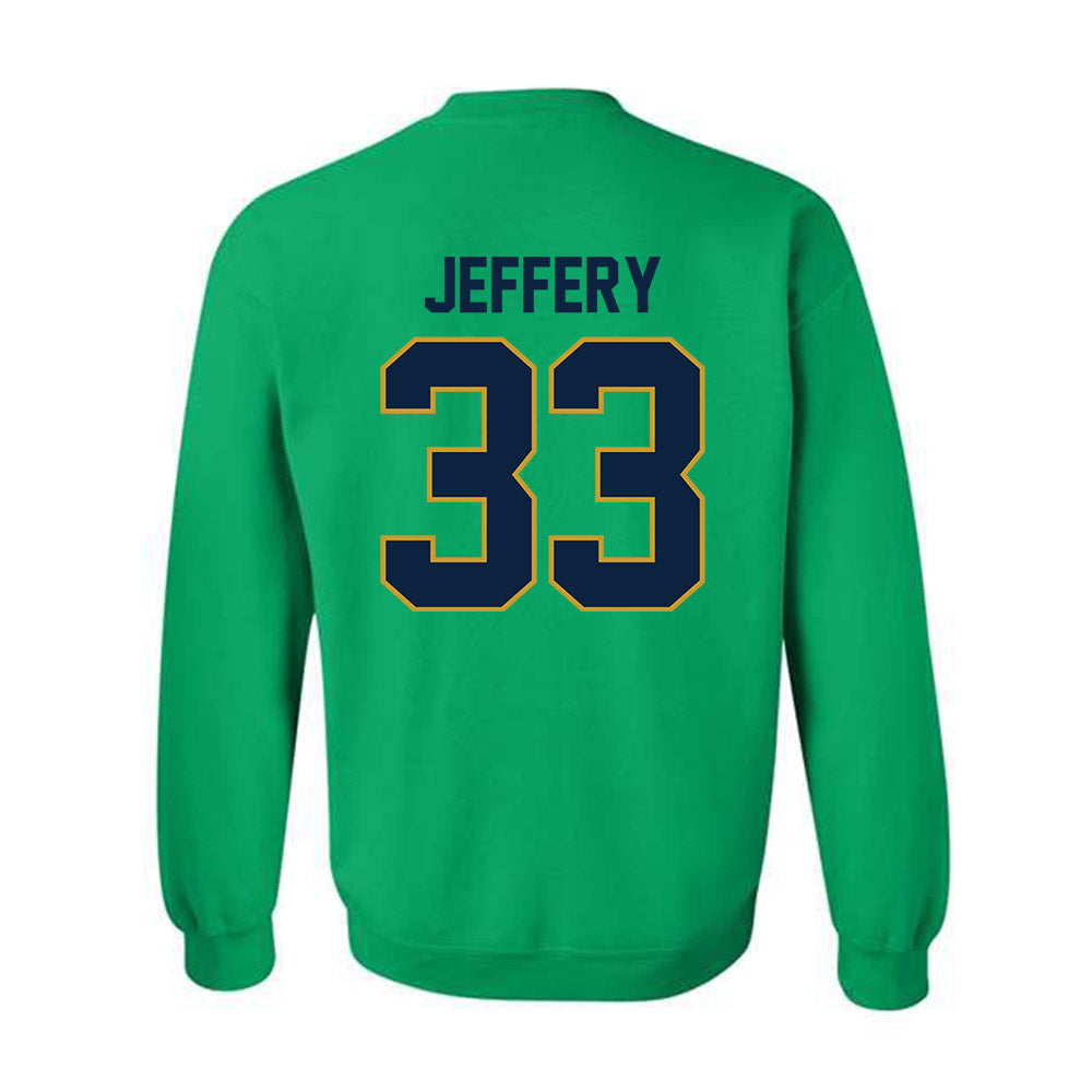 Notre Dame - NCAA Football : Matthew Jeffery - Classic Shersey Crewneck Sweatshirt-1