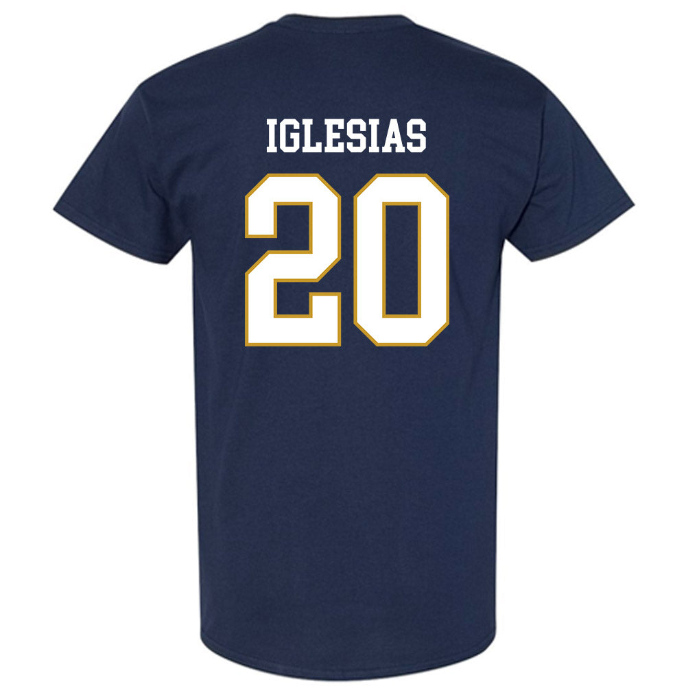 Notre Dame - NCAA Men's Lacrosse : Miguel Iglesias - Classic Fashion Shersey T-Shirt-1