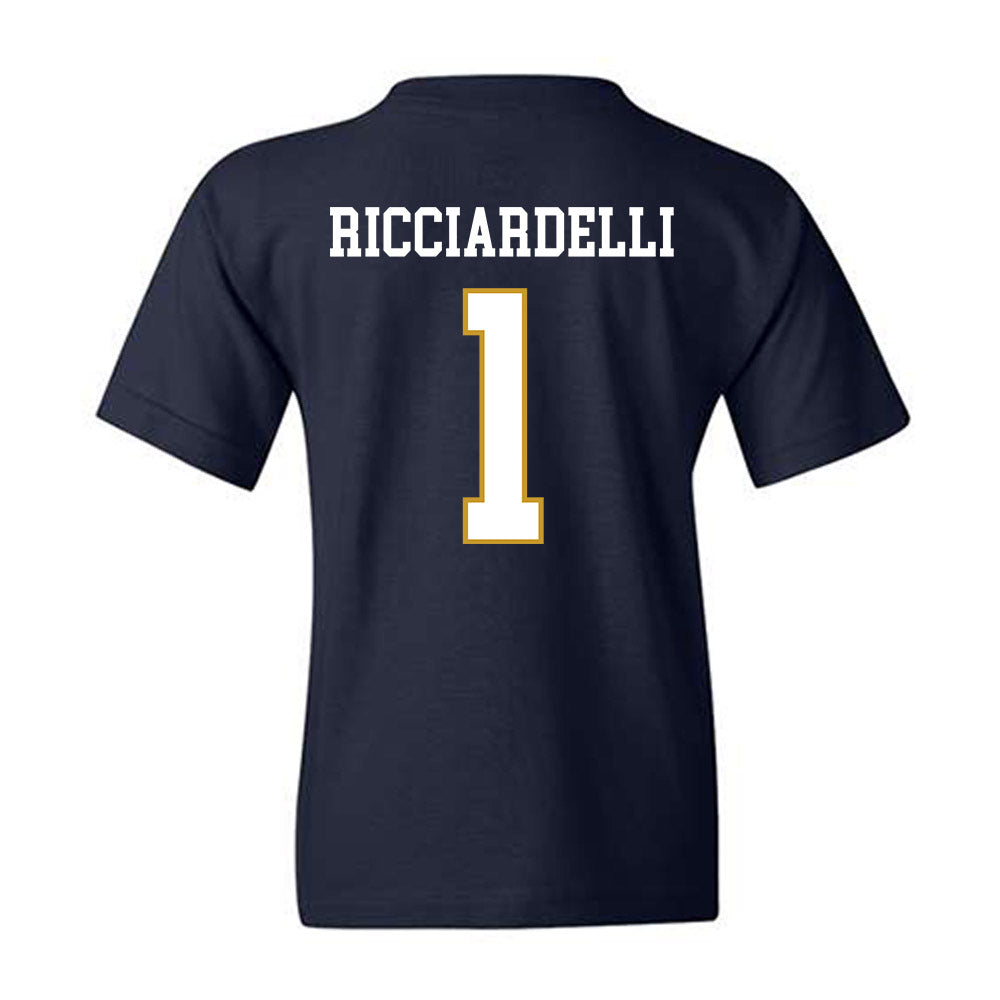Notre Dame - NCAA Men's Lacrosse : Thomas Ricciardelli - Classic Fashion Shersey Youth T-Shirt-1