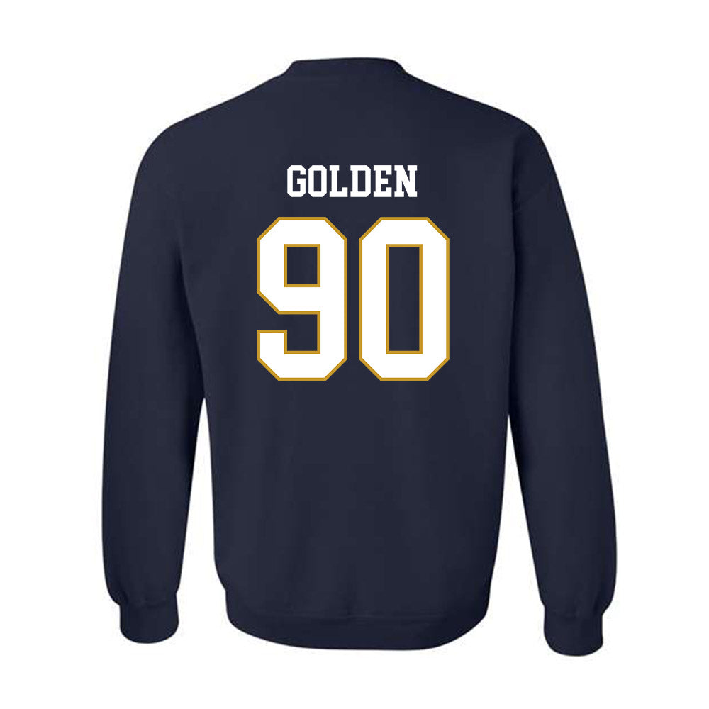 Notre Dame - NCAA Football : Elijah Golden - Classic Fashion Shersey Crewneck Sweatshirt-1