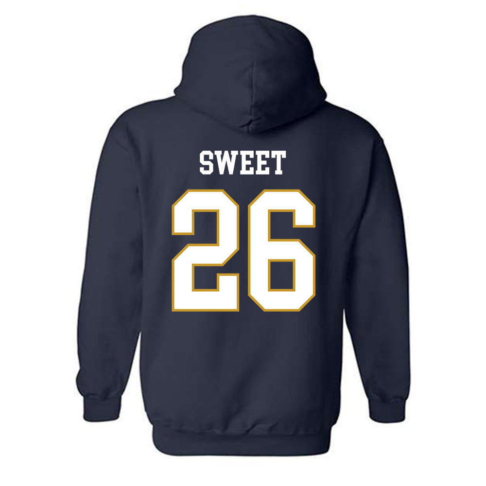 Notre Dame - NCAA Softball : Tenley Sweet - Classic Fashion Shersey Hooded Sweatshirt-1