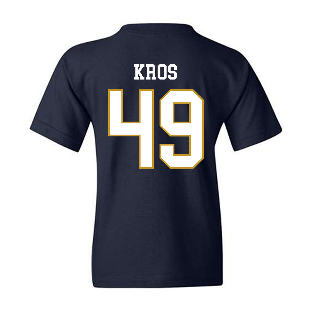 Notre Dame - NCAA Football : Andrew Kros - Classic Fashion Shersey Youth T-Shirt-1