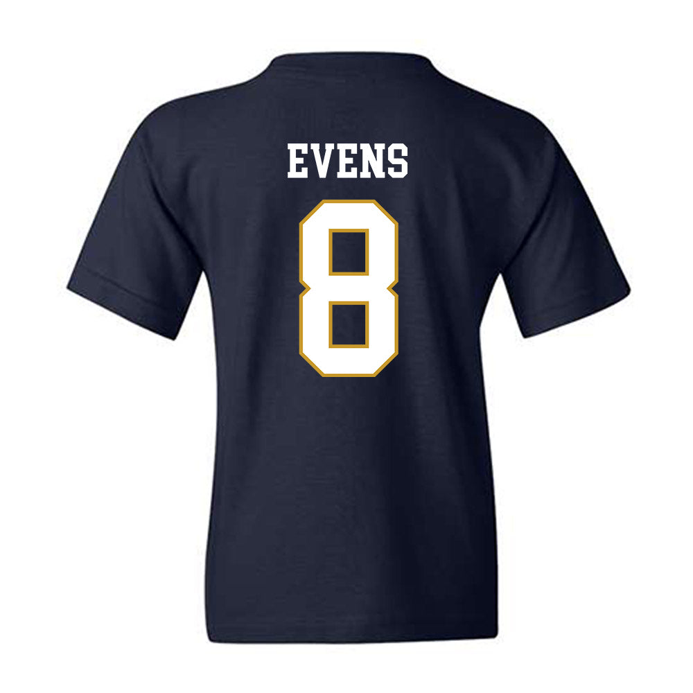 Notre Dame - NCAA Women's Volleyball : Maya Evens - Classic Fashion Shersey Youth T-Shirt-1