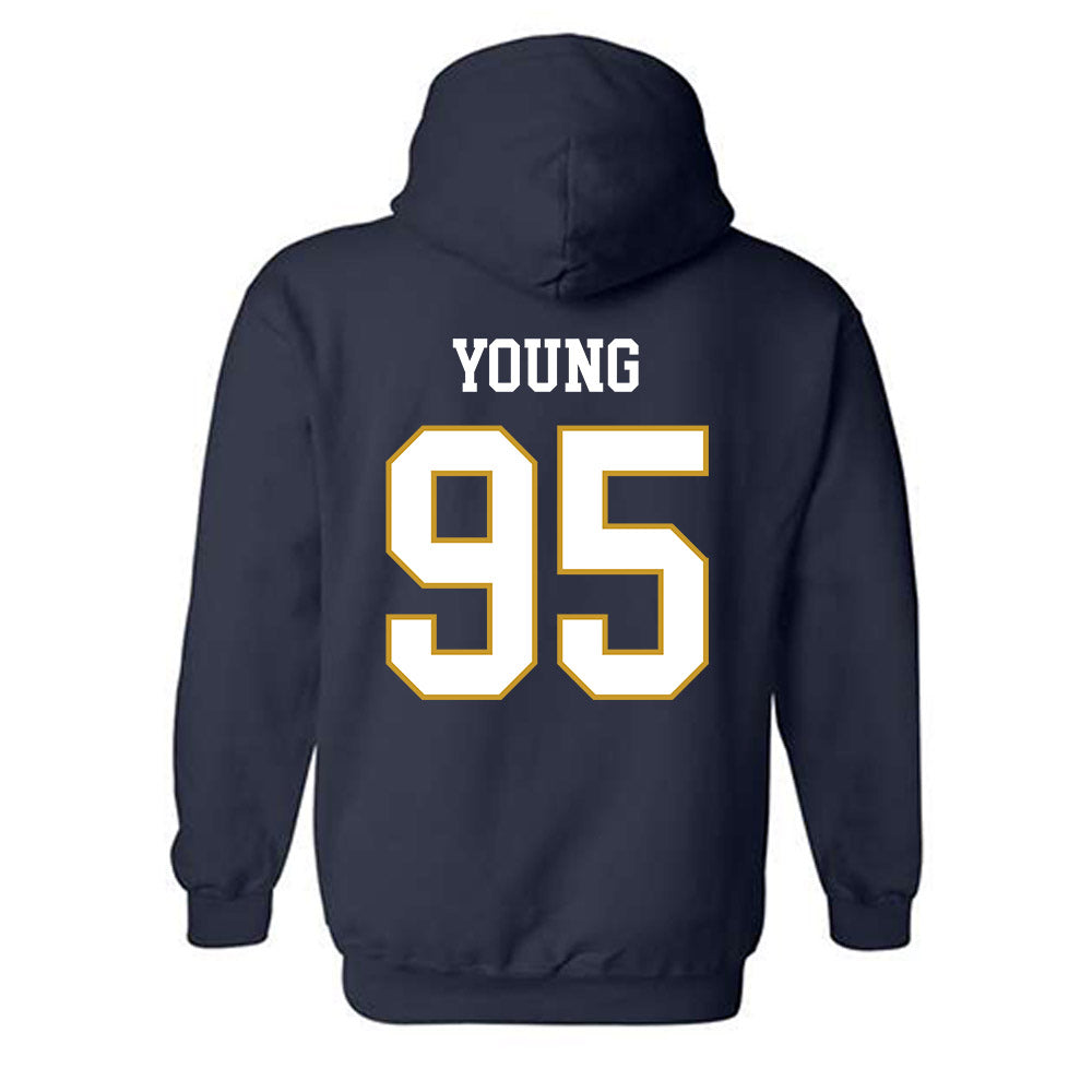 Notre Dame - NCAA Football : Bryce Young - Classic Fashion Shersey Hooded Sweatshirt-1