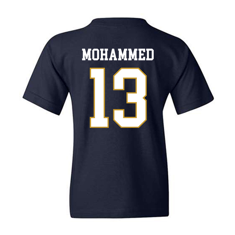 Notre Dame - NCAA Men's Basketball : Sir Mohammed - Classic Fashion Shersey Youth T-Shirt-1