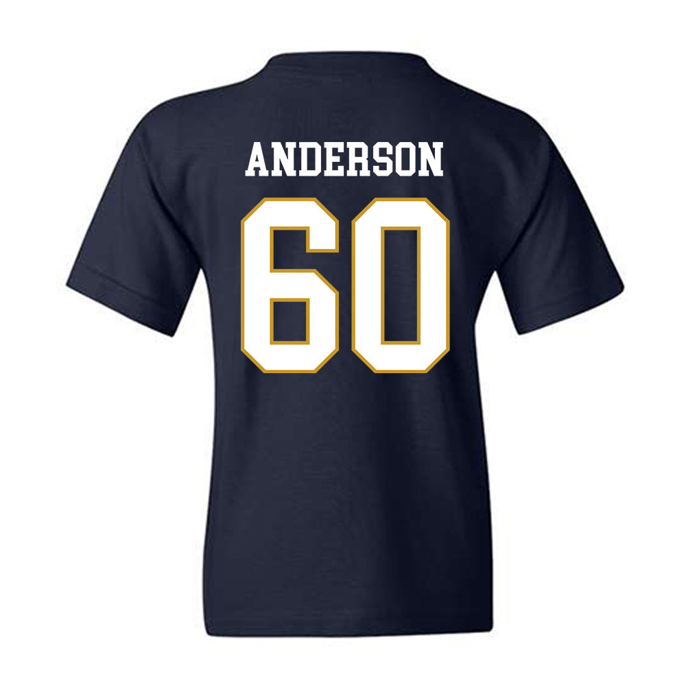 Notre Dame - NCAA Football : Max Anderson - Classic Fashion Shersey Youth T-Shirt-1