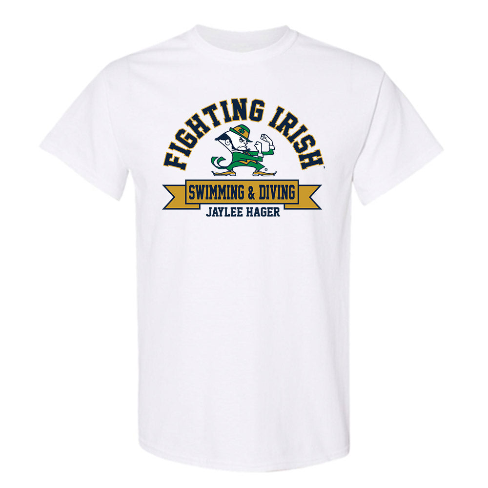 Notre Dame - NCAA Women's Swimming & Diving : Jaylee Hager - Classic Fashion Shersey T-Shirt-0