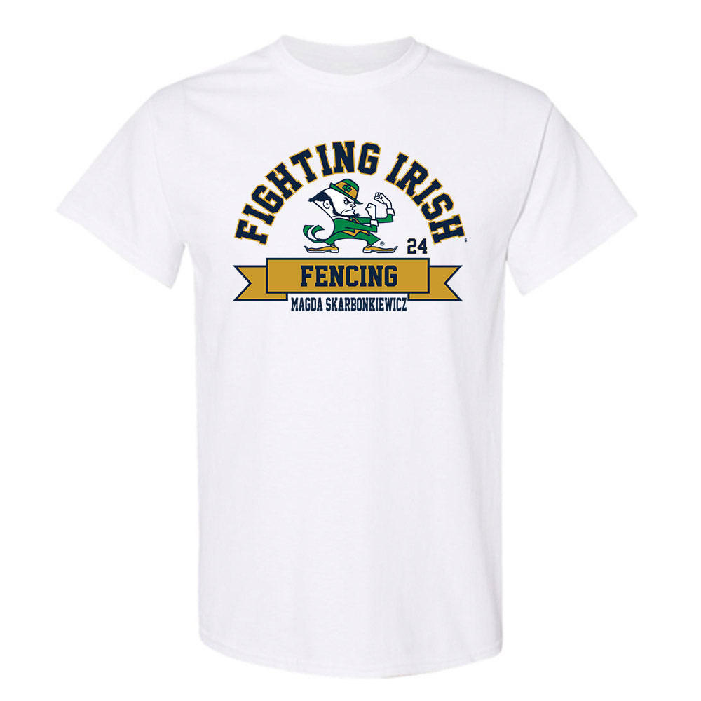 Notre Dame - NCAA Women's Fencing : Magda Skarbonkiewicz - Classic Fashion Shersey T-Shirt