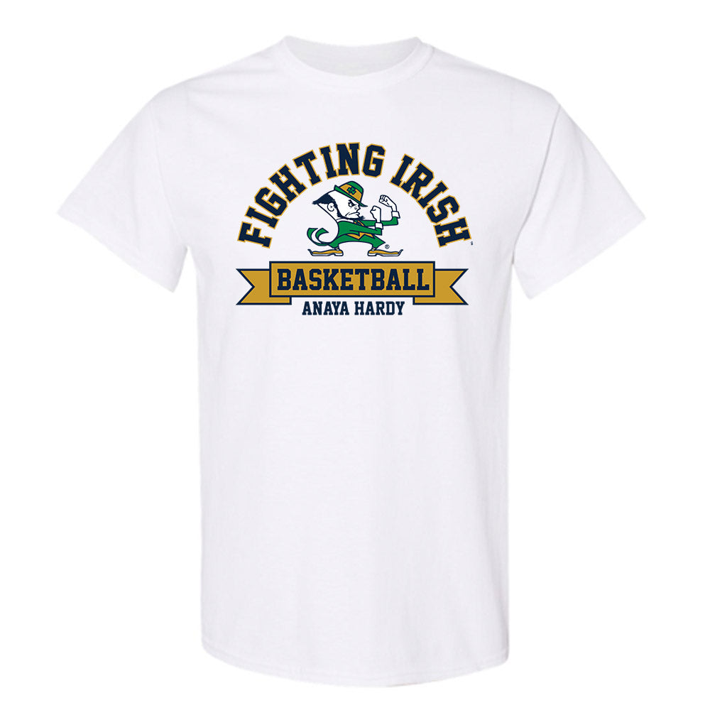 Notre Dame - NCAA Women's Basketball : Anaya Hardy - Classic Fashion Shersey T-Shirt-0