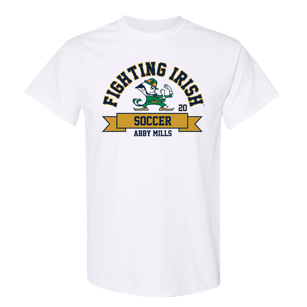 Notre Dame - NCAA Women's Soccer : Abby Mills - Classic Fashion Shersey T-Shirt