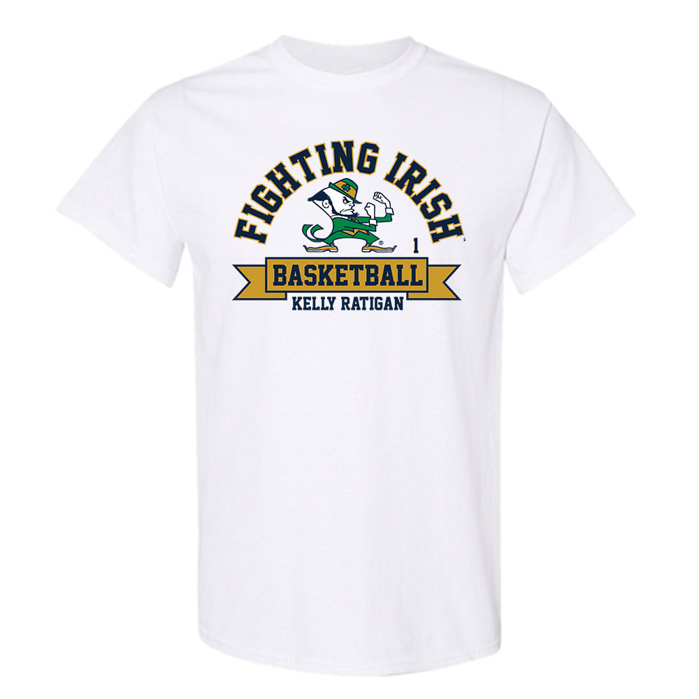 Notre Dame - NCAA Women's Basketball : Kelly Ratigan - Classic Fashion Shersey T-Shirt-0