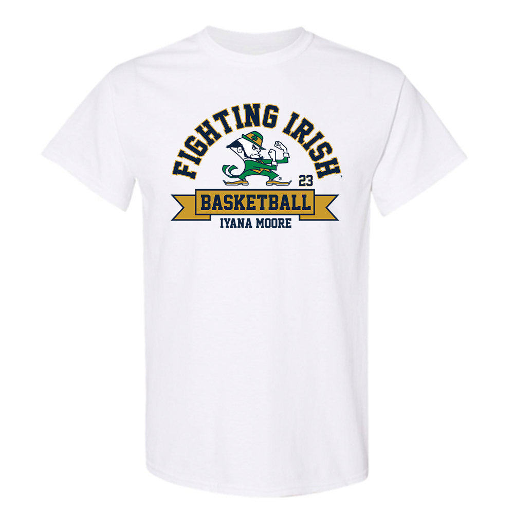 Notre Dame - NCAA Women's Basketball : Iyana Moore - Classic Fashion Shersey T-Shirt-0