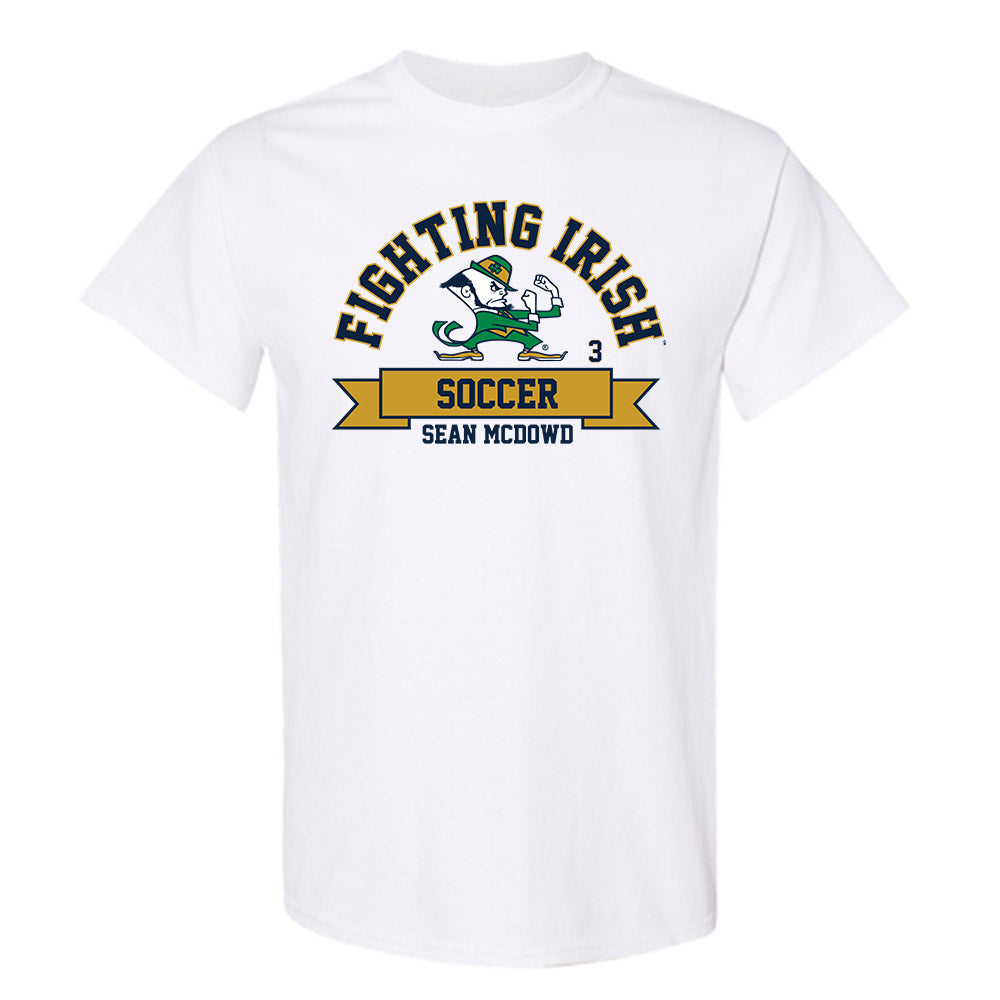 Notre Dame - NCAA Men's Soccer : Sean McDowd - Classic Fashion Shersey T-Shirt-0
