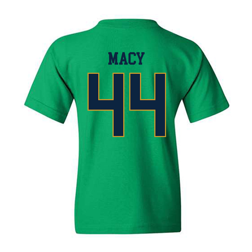 Notre Dame - NCAA Women's Basketball : Leah Macy - Classic Fashion Shersey Youth T-Shirt-1