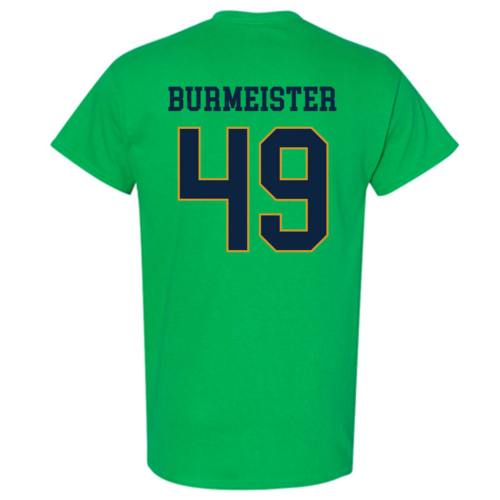 Notre Dame - NCAA Men's Lacrosse : Ben Burmeister - Classic Fashion Shersey T-Shirt-1