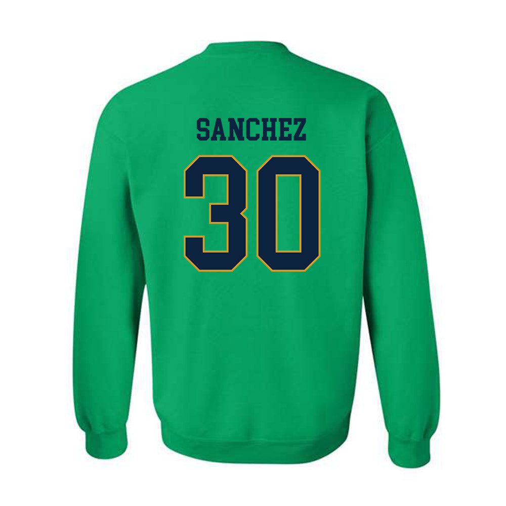 Notre Dame - NCAA Women's Basketball : Gisela Sanchez - Classic Fashion Shersey Crewneck Sweatshirt-1